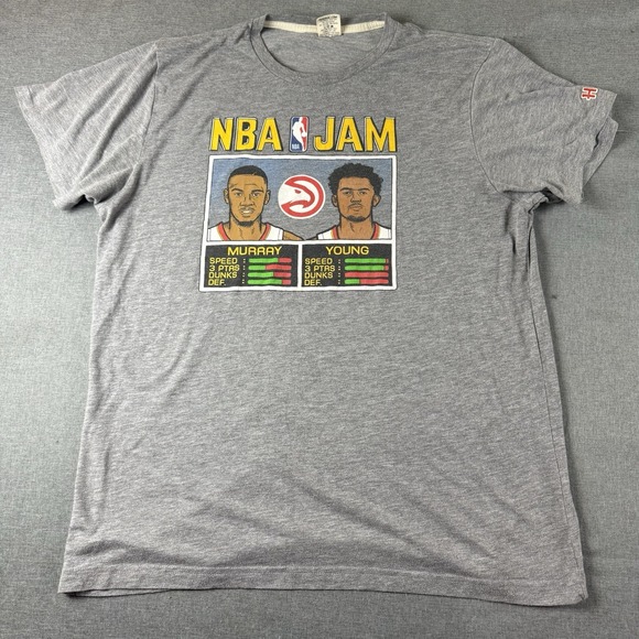 Other - Homage Vintage Atlanta Hawks NbBA Jam Basketball T-Shirt Size‎ Extra Large